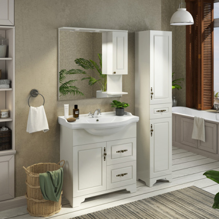 Comforty. Шкаф-колонна "Севилья-35" слоновая кость