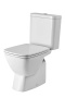Santek. Унитаз-компакт "Нео", 1WH302470 прямой выпуск, двухрежимная арматура Oliveira, сиденье дюропласт softclose тонкое