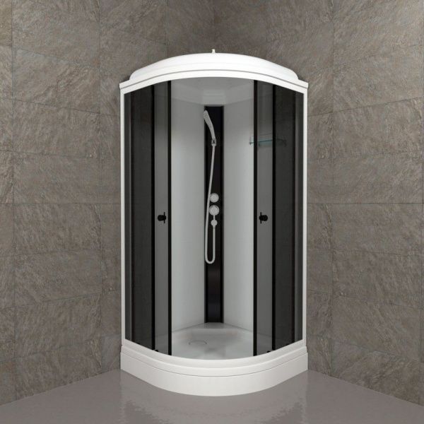 Душевая кабина Тритон Грэй-Вайт 90*90 А, низкий поддон, сифон D50