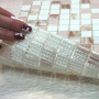 Elada Mosaic. Мозаика HK-13 (327*327*4мм) бело-розовый микс