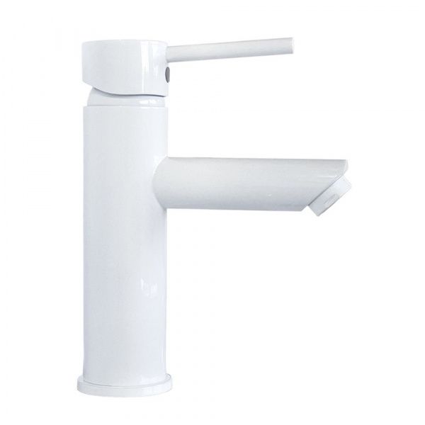 Comforty. Смеситель для раковины, картридж 35 мм, белый, FC018A-CKBT