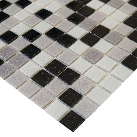 Elada Mosaic. Мозаика MC130 (327*327*4мм) тёмно-серый микс