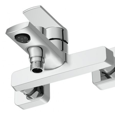 Смеситель для ванны Cersanit Сити 68326 с душевым гарнитуром, хром