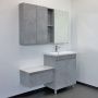 Тумба-умывальник напольная Comforty Осло-70НД бетон светлый с раковиной COMO 70