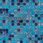 Elada Mosaic. Мозаика HK-21 (327*327*4мм) синий микс