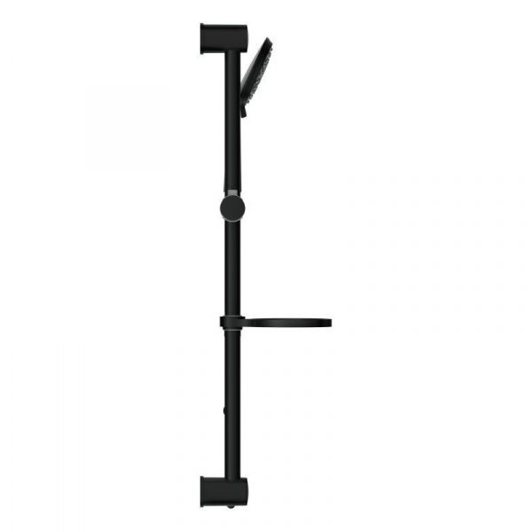 Душевой гарнитур со стойкой Cersanit Lara 68146, 3 режима, шланг 180 металл, чёрный