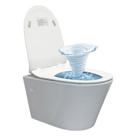 Готовый комплект Comforty 00-00022745CF: унитаз подвесной безободковый CF3C797WH Торнадо + инсталляция CF3GT1900-10WH  с белой матовой клавишей