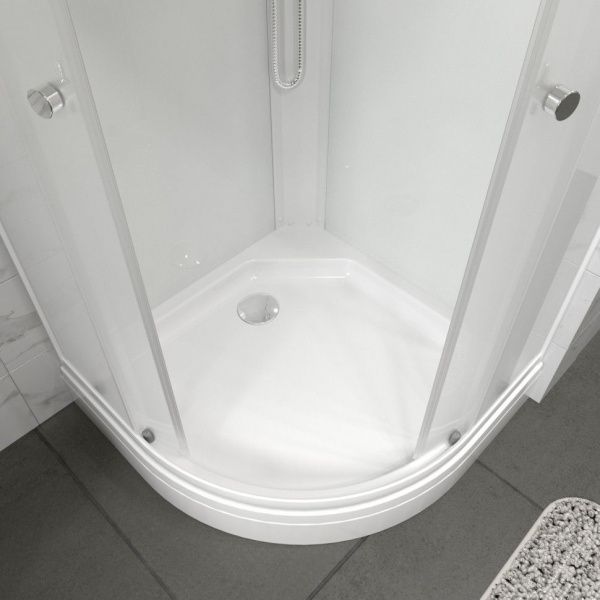 Закрытая душевая кабина Тритон Вельвет 90*90 А, низкий поддон, сифон D90