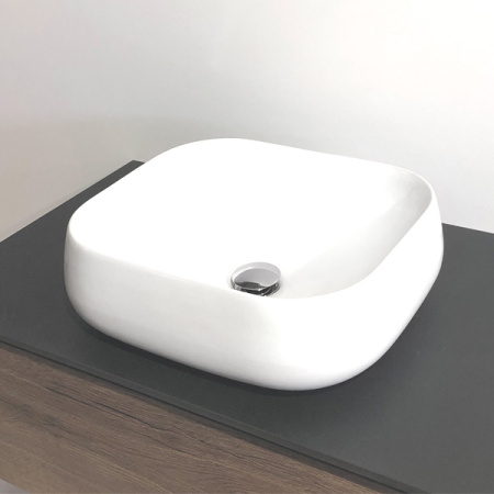 Накладная квадратная раковина Comforty 78103 для установки на столешницу