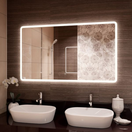 Зеркало Comforty Лотос-120 LED-подсветка, бесконтактный сенсор