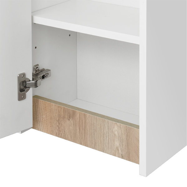 Шкаф подвесной Акватон Марти 1A270203MY010 белый/дуб эндгрейн Шкаф подвесной Акватон Марти 1A270203MY010 белый/дуб эндгрейн