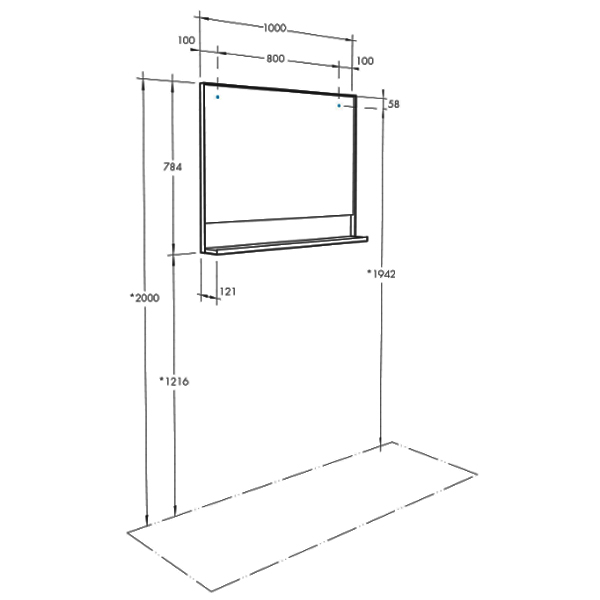 Зеркало Акватон Лофт Урбан 100 Дуб орегон 1A248002LQX50 Зеркало Акватон Лофт Урбан 100 Дуб орегон 1A248002LQX50